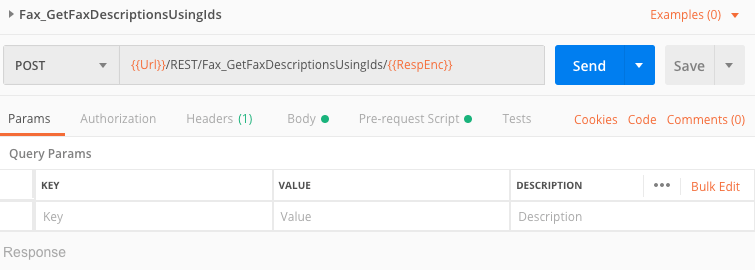 Fax_GetFaxDescriptionUsing Ids Example